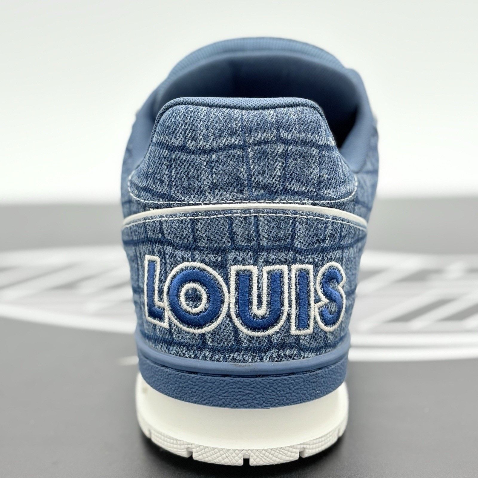 Louis Vuitton Louis Vuitton Trainer Strap ' Blue Crocodile ' | EXCELLENT! Size US 9.5 / EU 42-43 - 9 Thumbnail