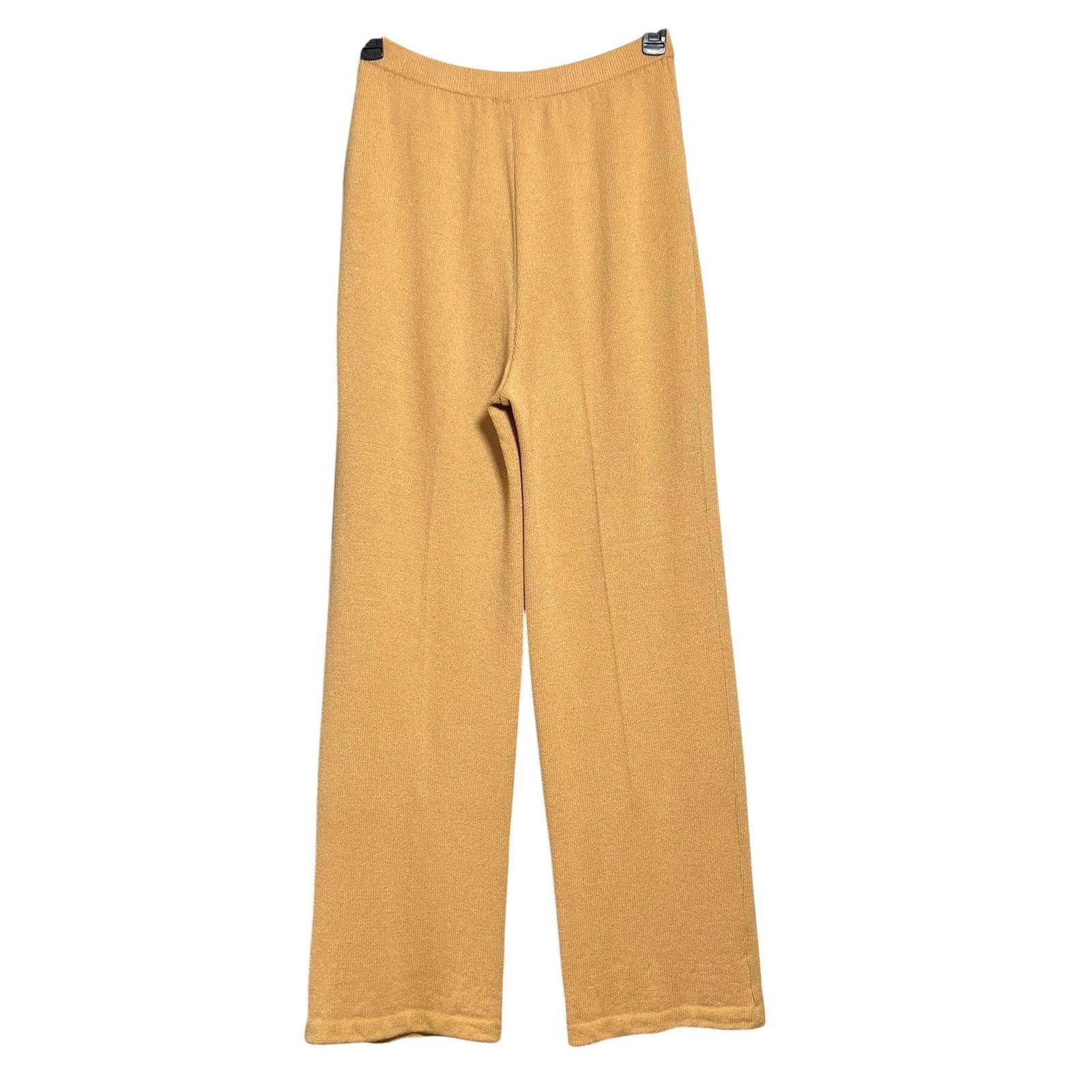 St. John St. John Collection Knit Camel Wide Leg Pull-On Pants Size 8 Size 30" / US 8 / IT 44 - 2 Thumbnail