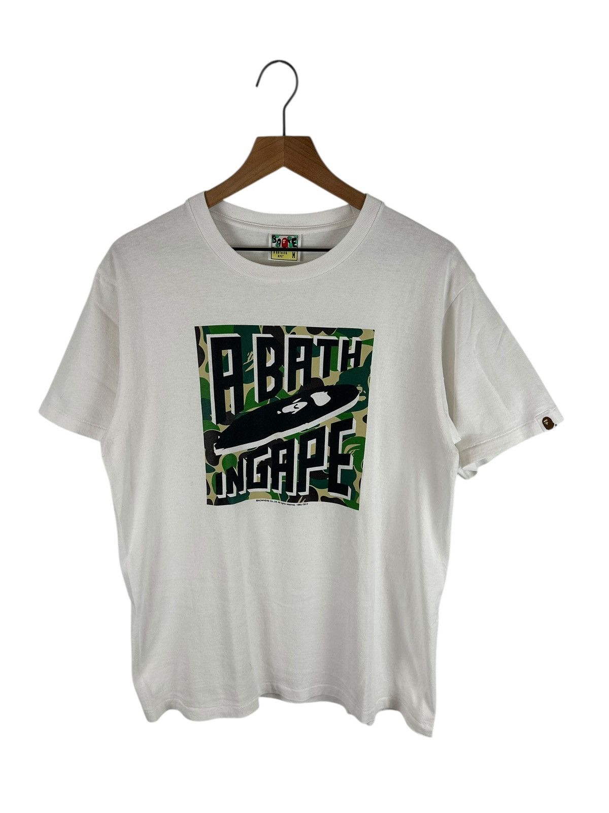 Bape 2012 Bape Camo Logo Print T-Shirt Size US M / EU 48-50 / 2 - 1 Thumbnail