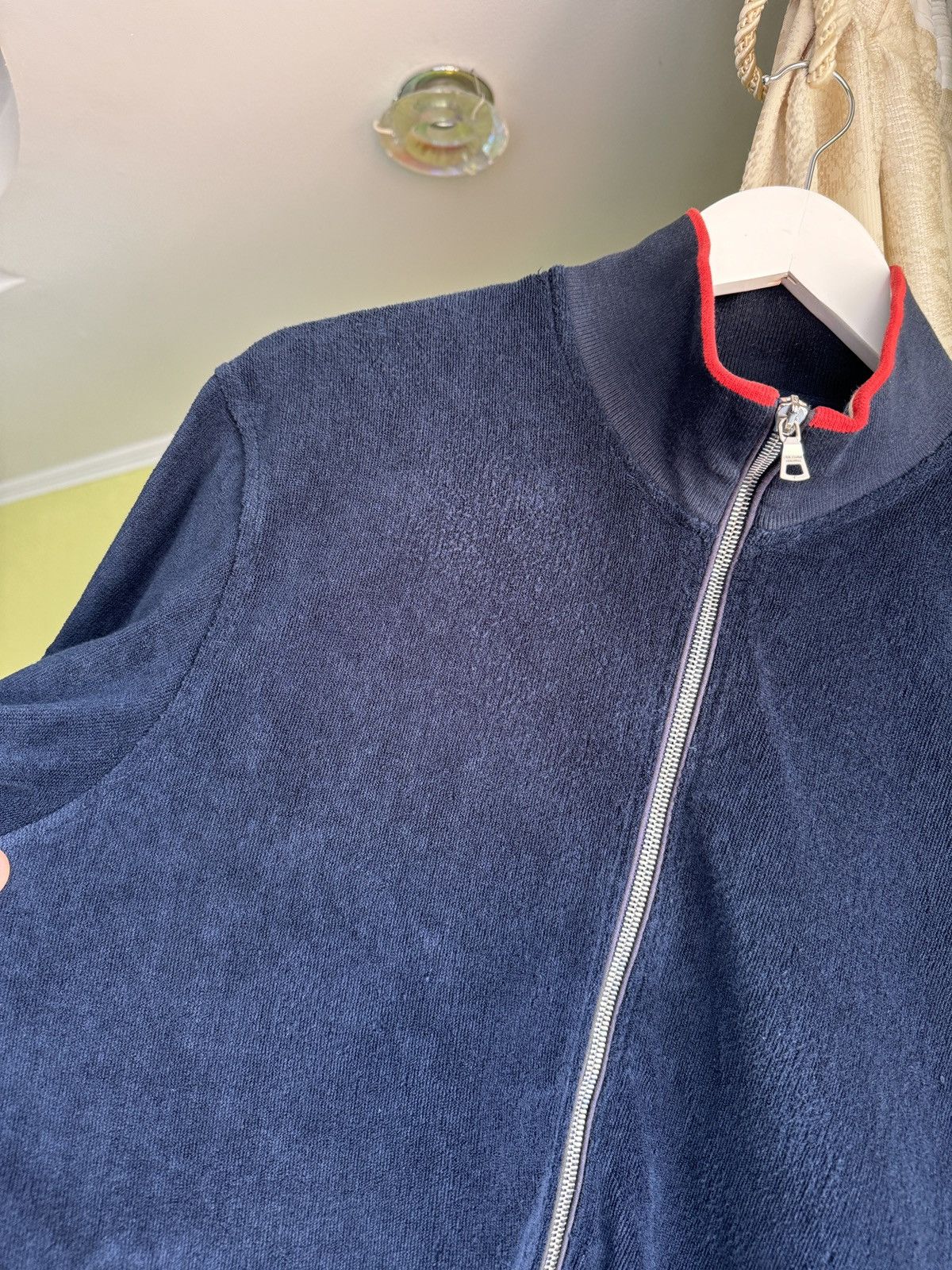 Orlebar Brown Orlebar Brown Terry Zip Jacket Navy Blue Size US L / EU 52-54 / 3 - 11 Thumbnail