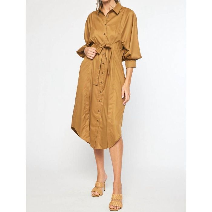 Entro - Ruffled Sleeve Button Up Top