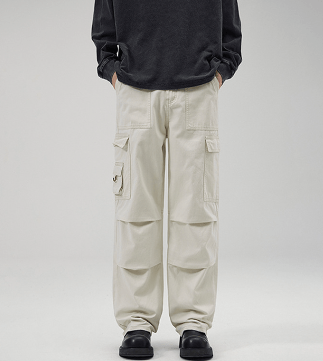 Japanese Brand × Jean Washed vintage multi-pocket baggy cargo jeans Size US 32 / EU 48 - 1 Thumbnail