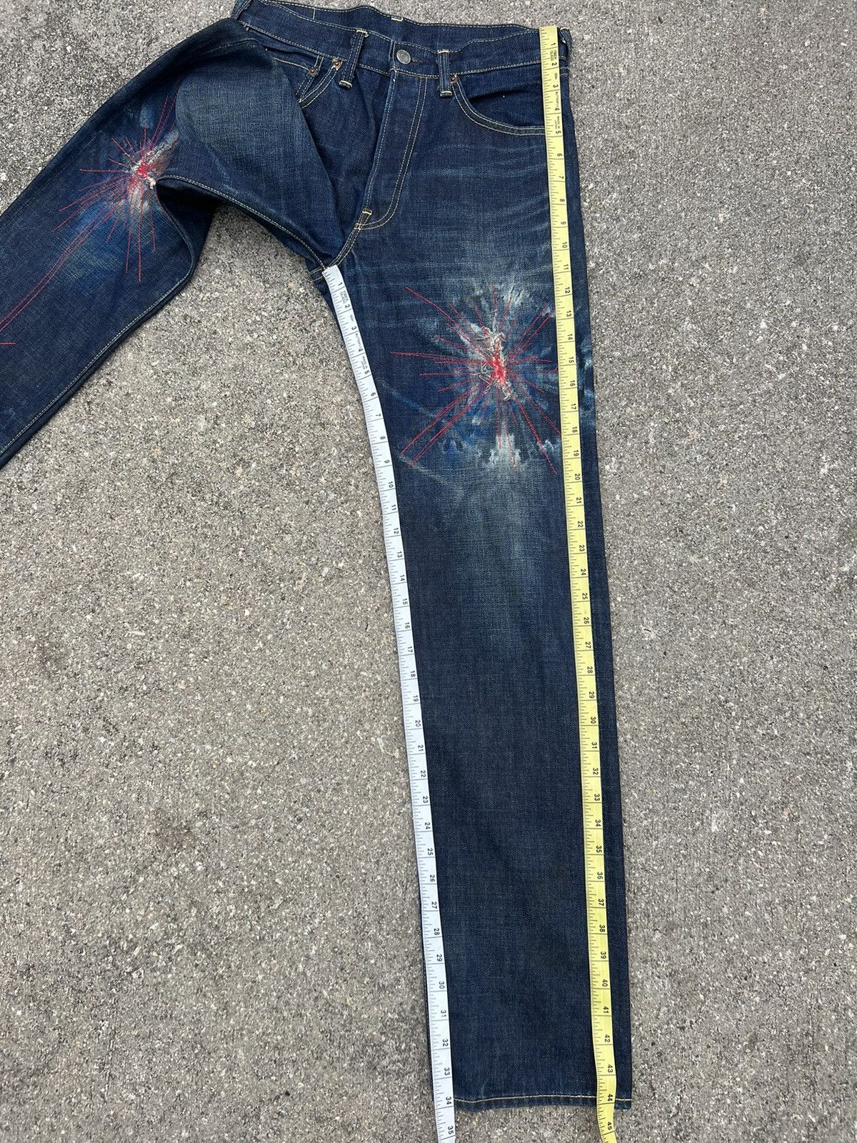 Levi's Vintage Clothing Vintage 2001 LVC Levi’s 501 Jeans Big E Denim Selvedge Jeans Size US 31 - 4 Thumbnail