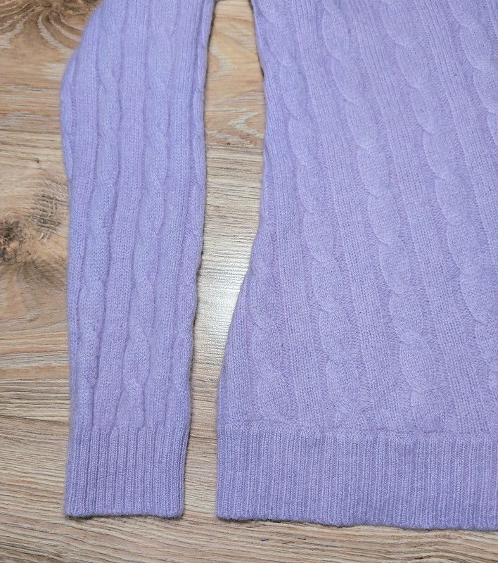 Vintage 100% cashmere sweater light purple luxury soft unique Size XL / US 12-14 / IT 48-50 - 4 Thumbnail