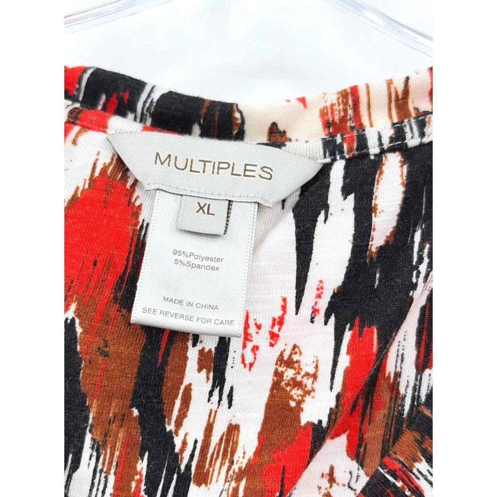 Vintage Multiples Tank Top Red XL Printed Pre-Owned Regular Size Size XL / US 12-14 / IT 48-50 - 3 Thumbnail