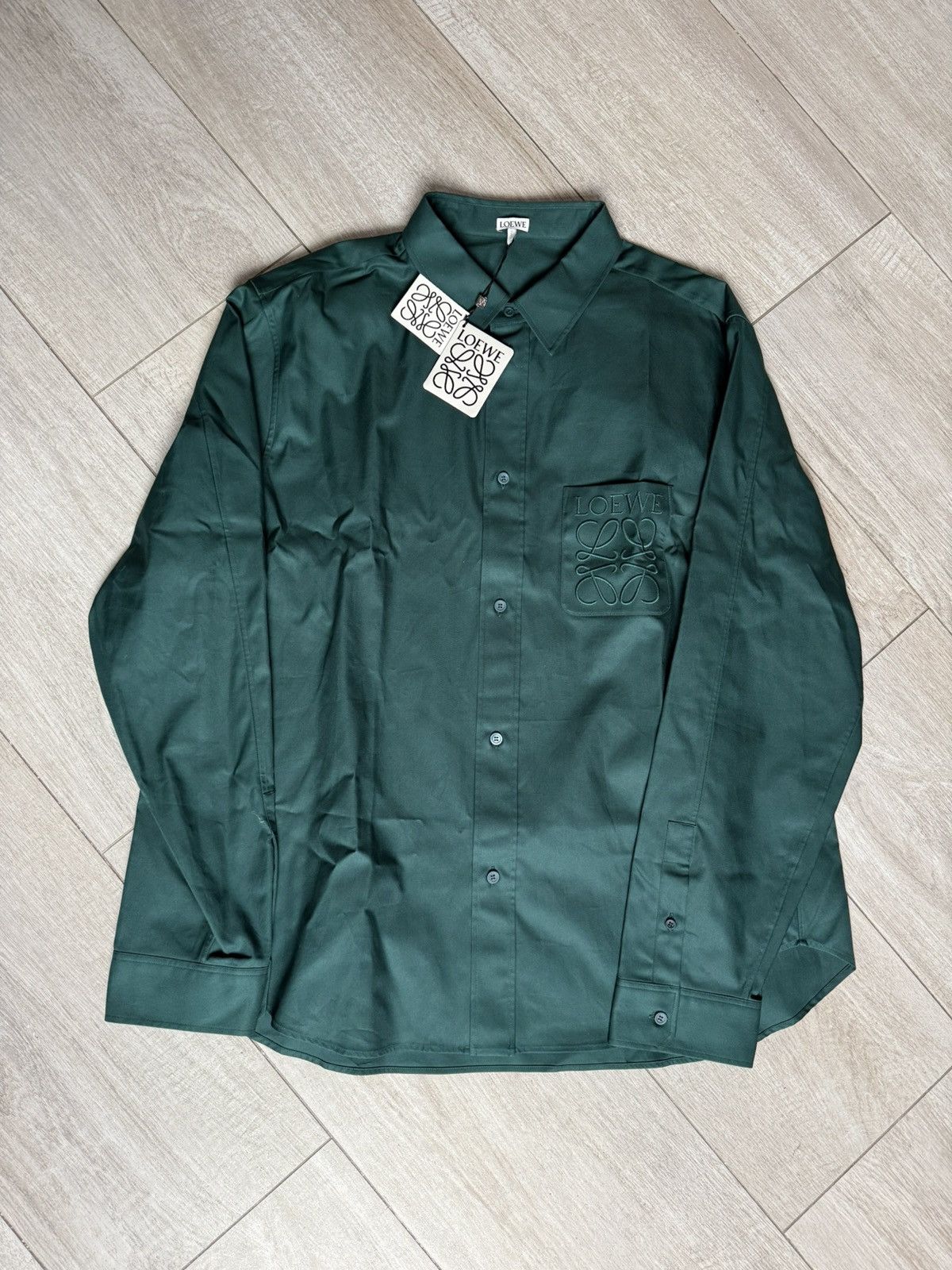 Loewe Loewe Cotton Button Up Size US XL / EU 56 / 4 - 1 Thumbnail