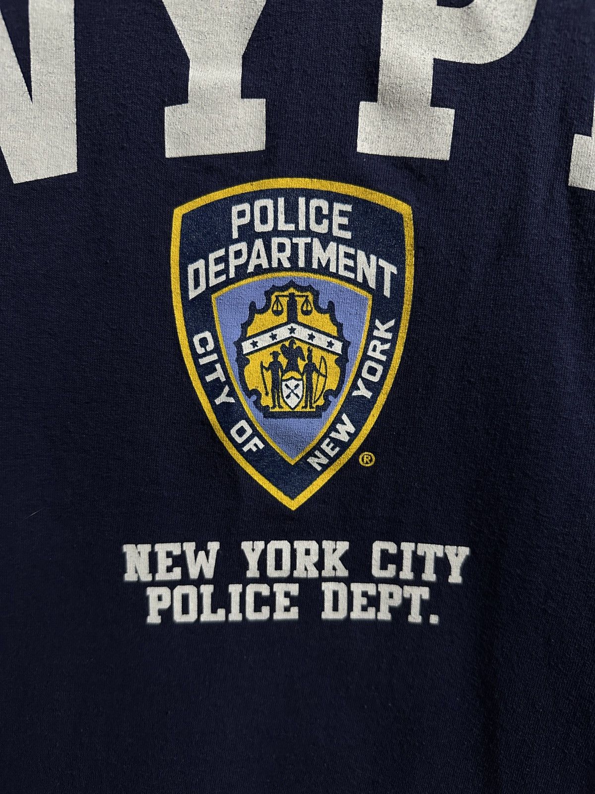 Vintage Rare Vintage T-Shirt NYPD New York City Police Dept 2009. Size US M / EU 48-50 / 2 - 3 Thumbnail