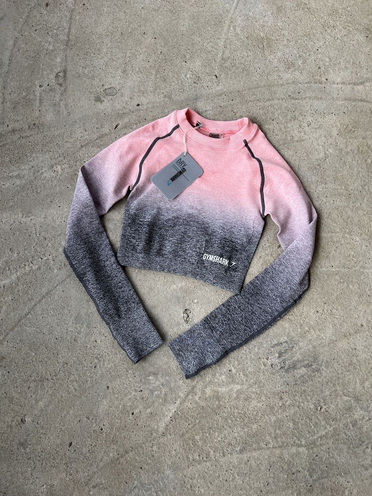 Gymshark Gymshark Ombre Seamless Crop Top Size XS / US 0-2 / IT 36-38 - 1 Thumbnail