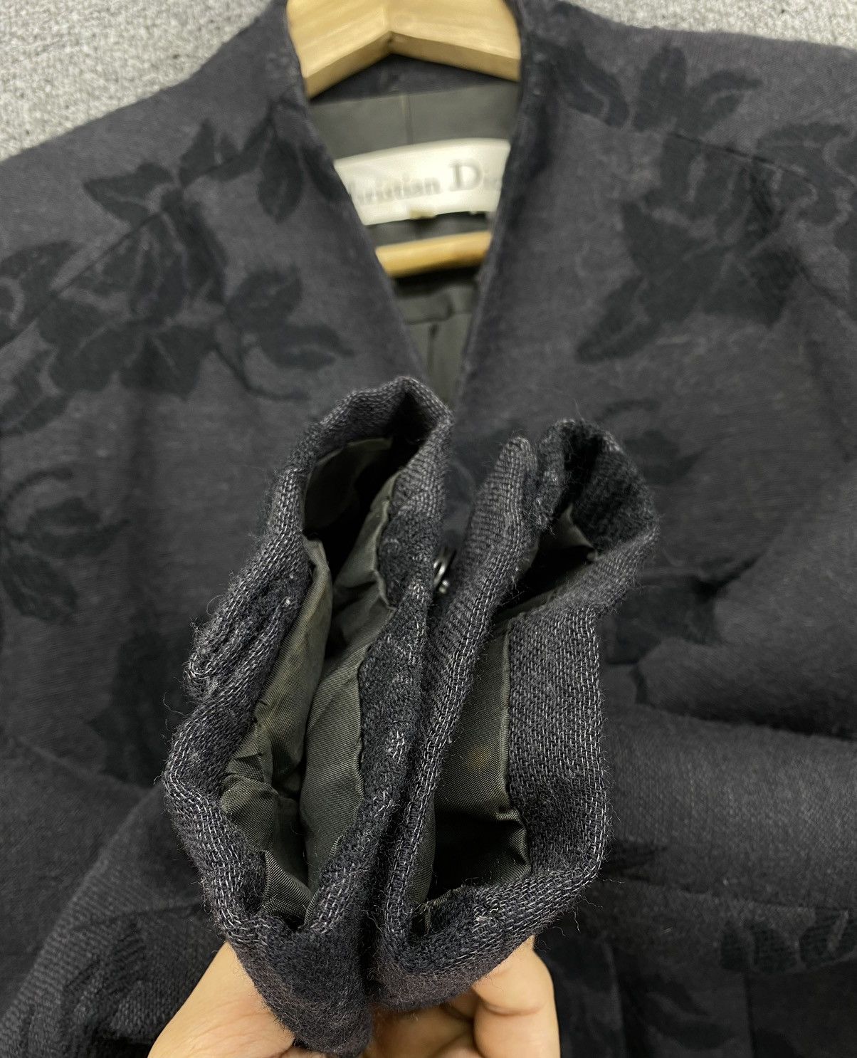 Christian Dior Monsieur × Vintage Vintage Christian Dior Rare Design Wool Cardigan Jacket Size S / US 4 / IT 40 - 14 Thumbnail