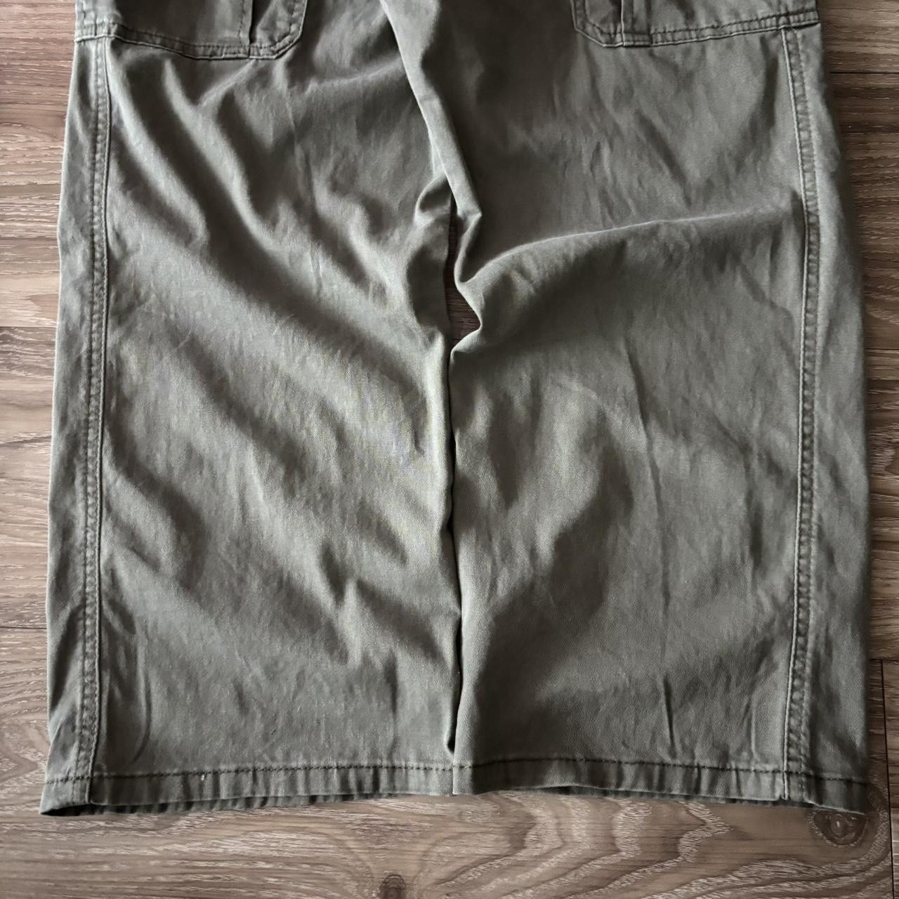 Vintage Crazy Vintage Y2K/2000s Baggy Olive Green Khaki Skater Cargo Pants! 36x29 Size US 36 / EU 52 - 6 Thumbnail
