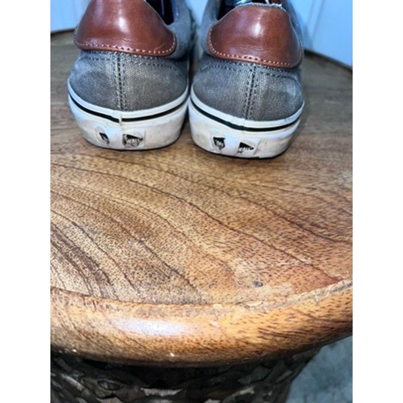 Vans Vans Era 59 Men's Size 9.5 Gray Canvas Leather Accent Size US 9.5 / EU 42-43 - 3 Thumbnail