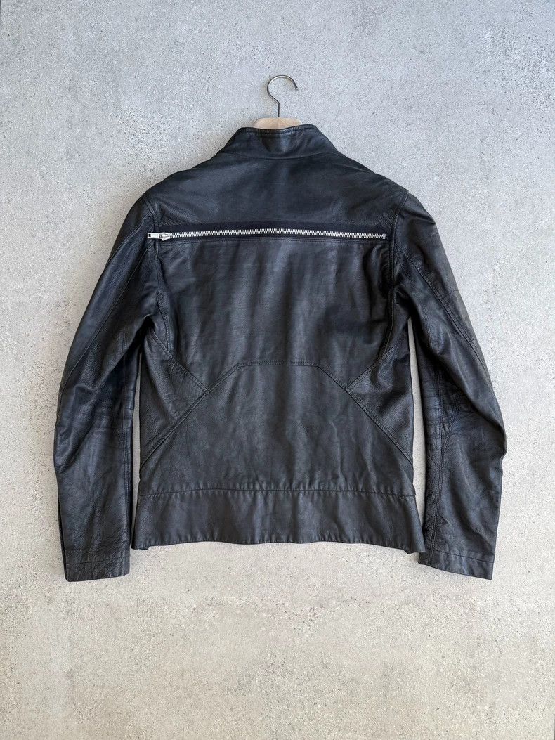 Rick Owens Rick Owens 13FW Early Diagonal Zip Leather Jacket 2504-Next Size US M / EU 48-50 / 2 - 2 Thumbnail