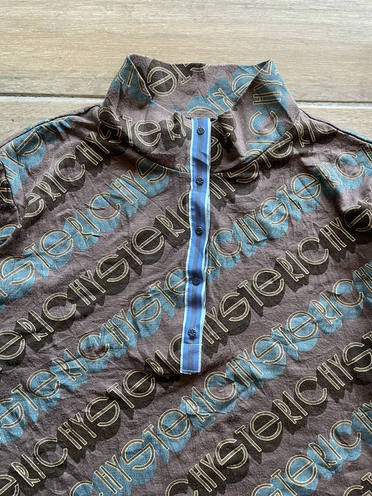 Hysteric Glamour × Vintage Hysteric Glamour Script Overprint Shirt Size S / US 4 / IT 40 - 2 Thumbnail