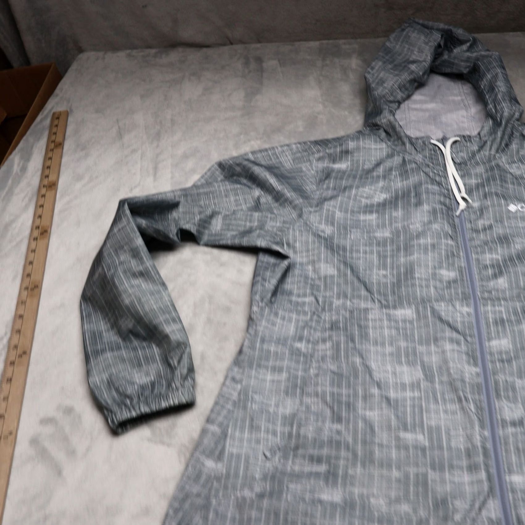 Vintage Columbia Jacket Womens Large Gray Full Zip Light Sleeve Hit Size L / US 10 / IT 46 - 2 Thumbnail