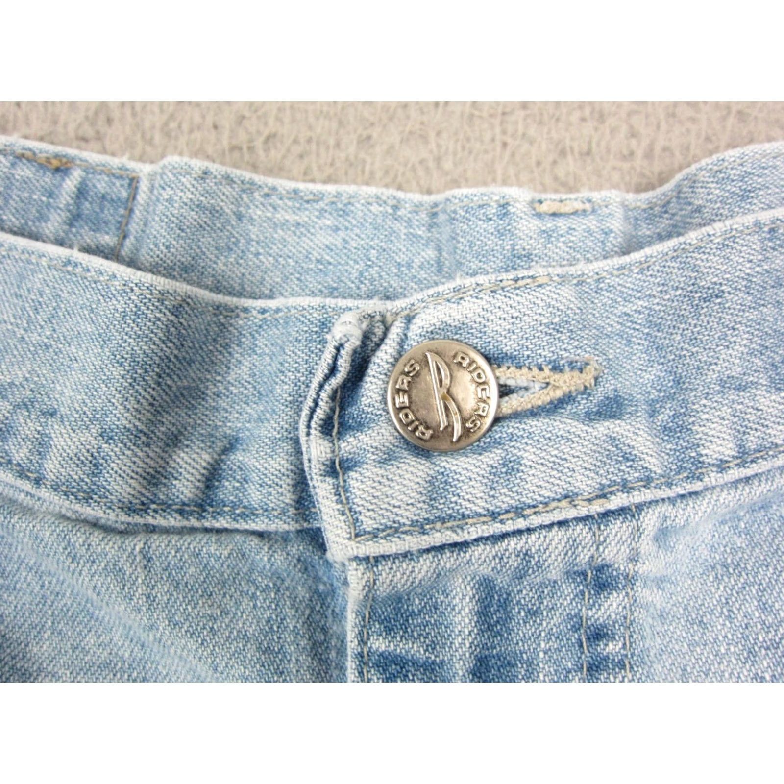Vintage VINTAGE Riders Shorts Denim 5-Pocket Blue 20W 90s Women Jeans Jorts Made in USA Size 42" / US 20 - 4 Thumbnail
