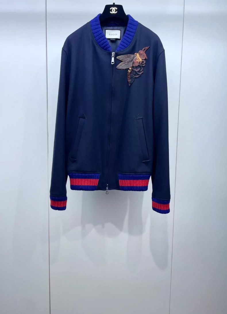 Gucci Gucci Little bee wool jacket 2504-Nextarrow Size US L / EU 52-54 / 3 - 1 Thumbnail