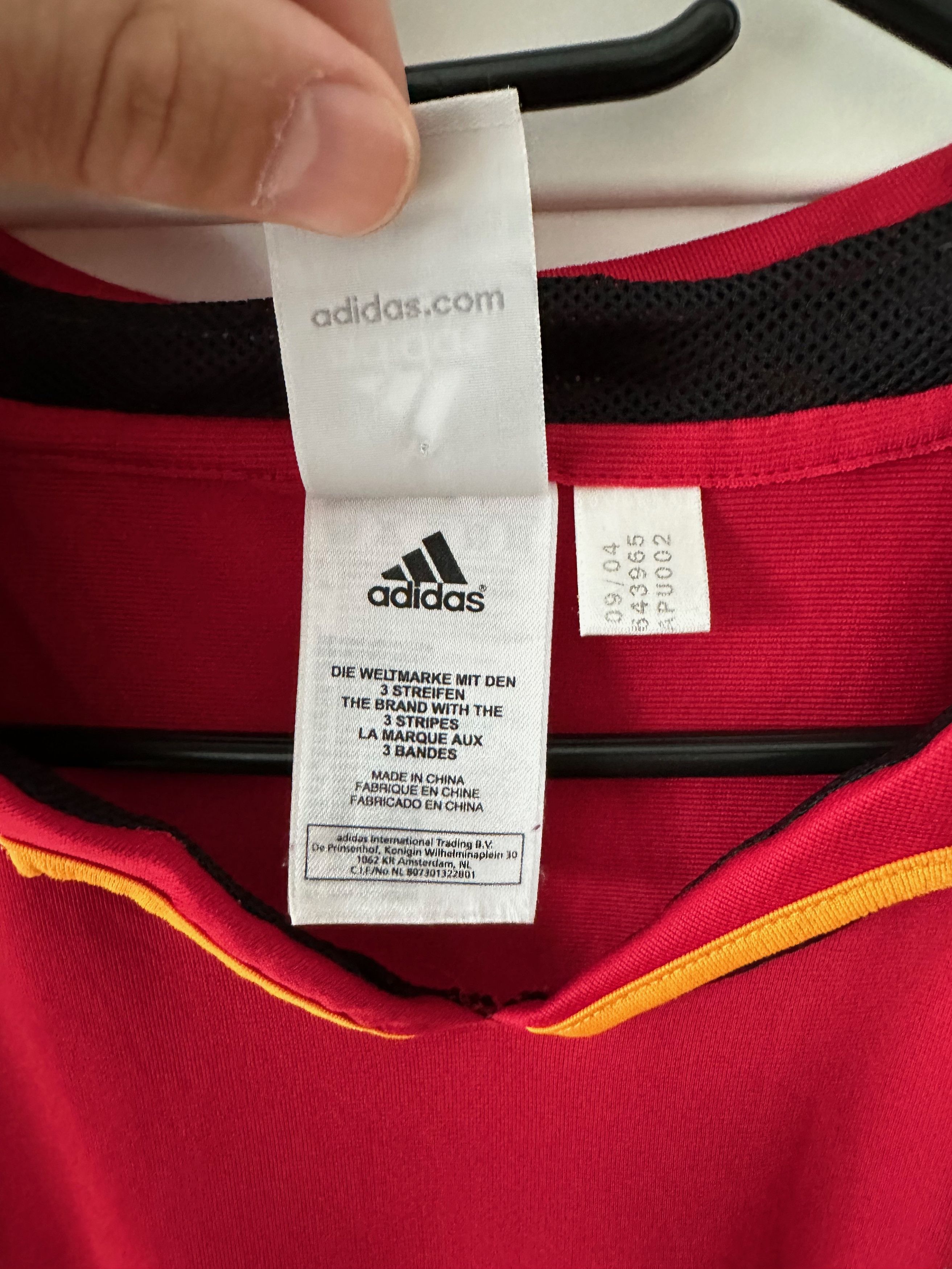 Adidas 2004 Adidas Soccer jersey Germany Deutschland football Size US XXL / EU 58 / 5 - 6 Thumbnail