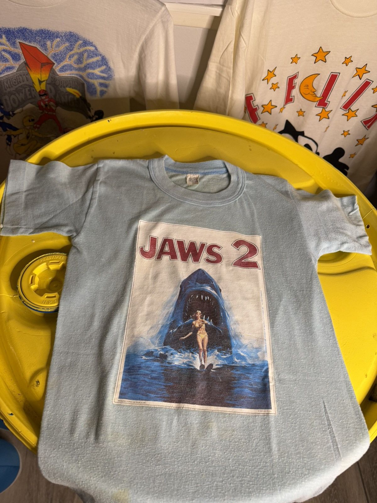 Vintage 1978 JAWS 2 Vintage Single Stitch T-shirt Size US XS / EU 42 / 0 - 1 Thumbnail