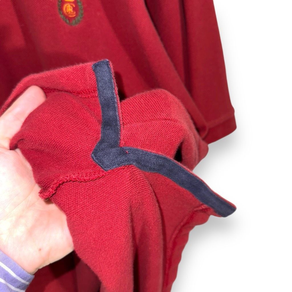 Polo Ralph Lauren 90s Chaps Ralph Lauren Ralph Red Pique Polo Shirt Size 2XLT Size US XXL / EU 58 / 5 - 8 Thumbnail