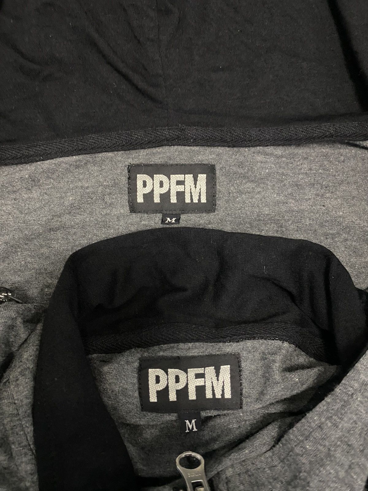PPFM AW2005🔥Punk 2 piece combine transform hoodie + shirt zipper Size US M / EU 48-50 / 2 - 16 Thumbnail