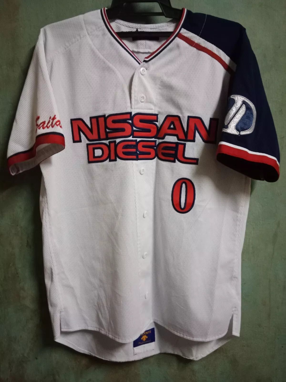 Descente × Japanese Brand Nissan Diesel Match Worn Vintage Japan Baseball Jersey Size US L / EU 52-54 / 3 - 1 Thumbnail