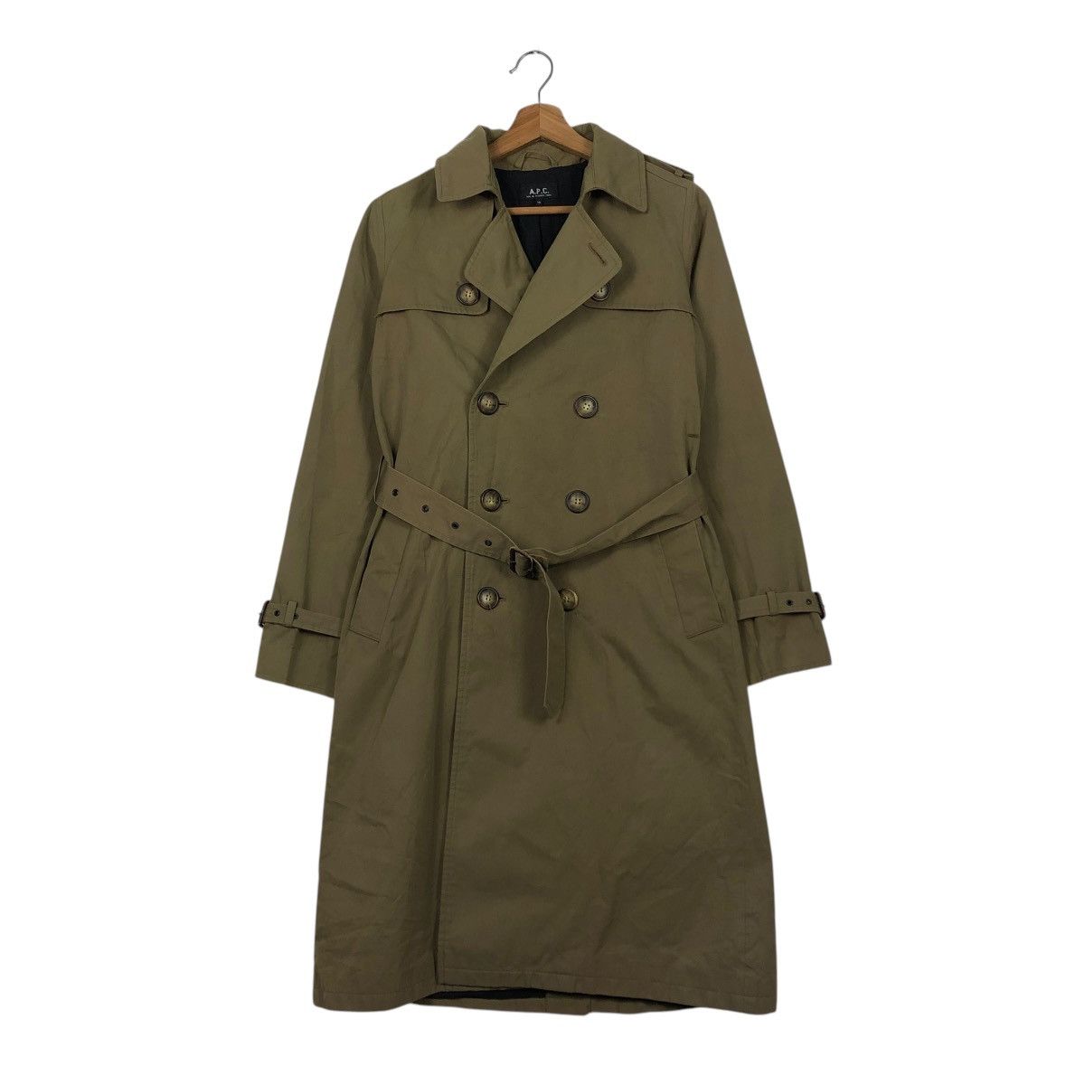 A.P.C. 🔥RUNWAY LONG JACKET APC DOUBLE BREAST Size US S / EU 44-46 / 1 - 3 Thumbnail