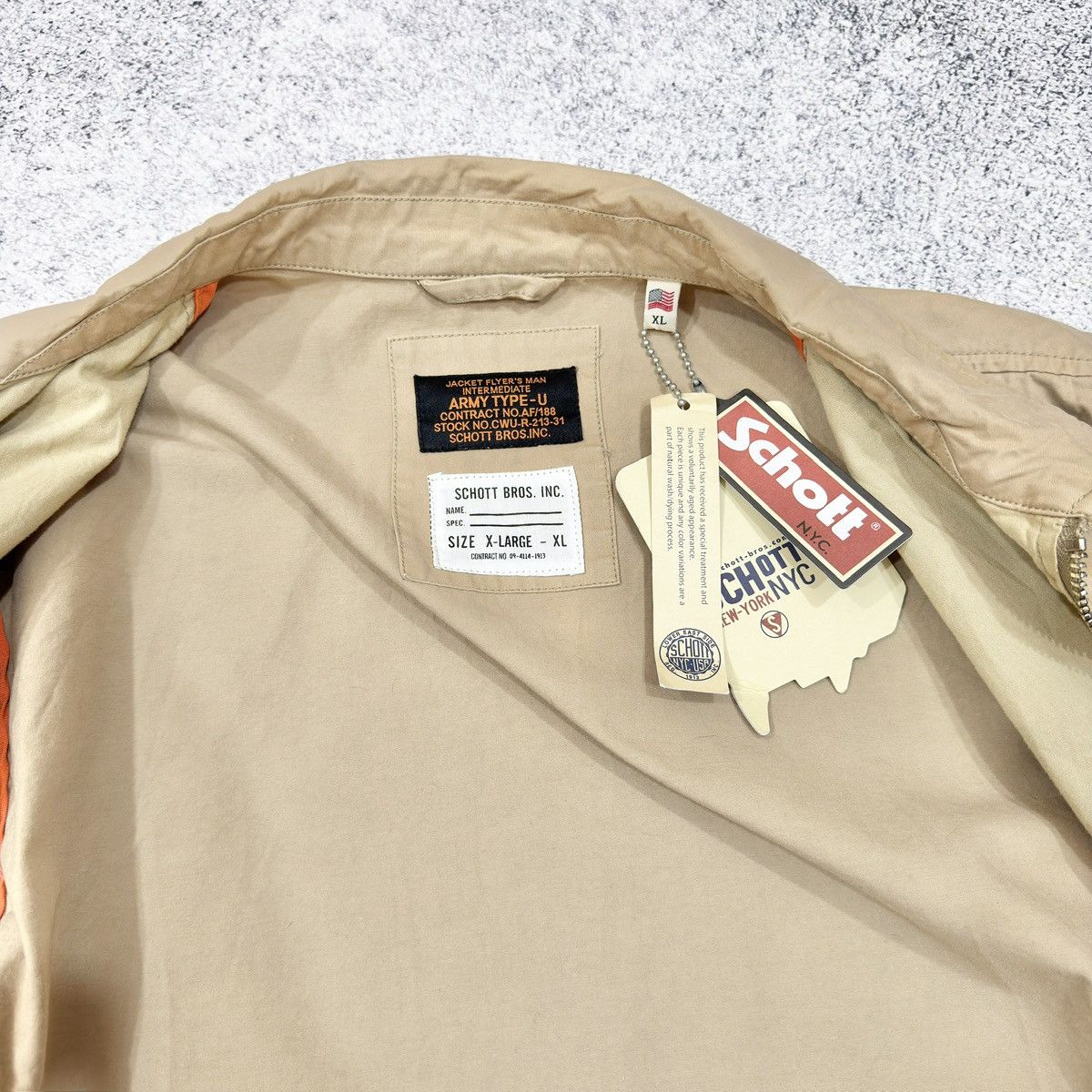 Designer × Schott Schott Bennet Cotton Jacket XL size Size US XL / EU 56 / 4 - 15 Thumbnail