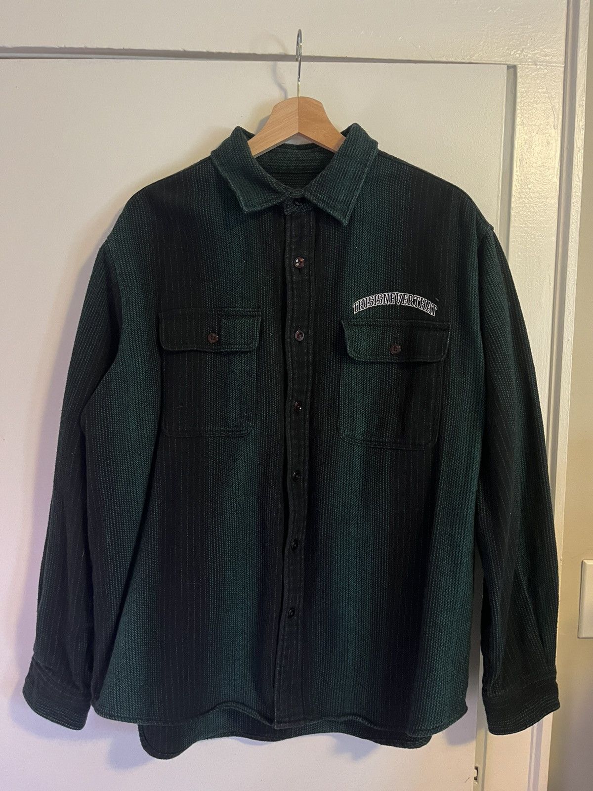 thisisneverthat Thisisneverthat Striped Flannel Shirt Size US M / EU 48-50 / 2 - 1 Thumbnail