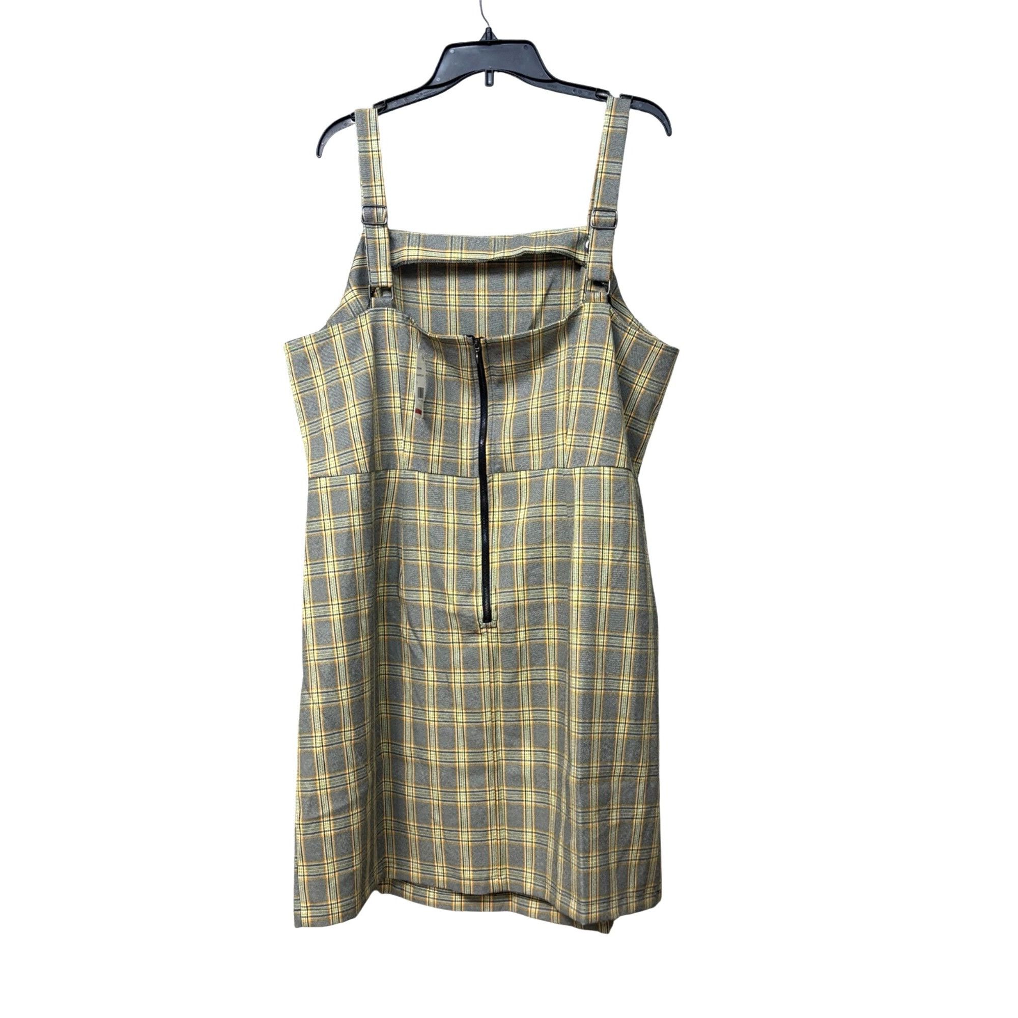 Other Be Bop Trendy Plus Size Plaid Jumper Dress, 2X, Size ONE SIZE - 11 Thumbnail