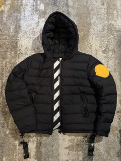 Moncler x off white down clearance jacket