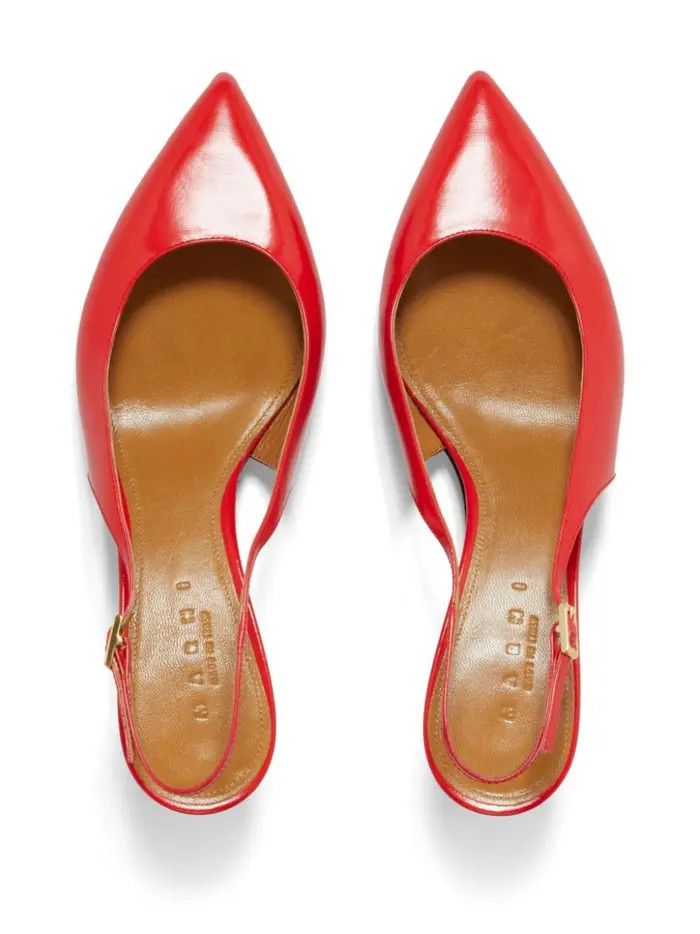 Marni o1w1db10125 Pumps in Red Size US 7 / IT 37 - 4 Thumbnail
