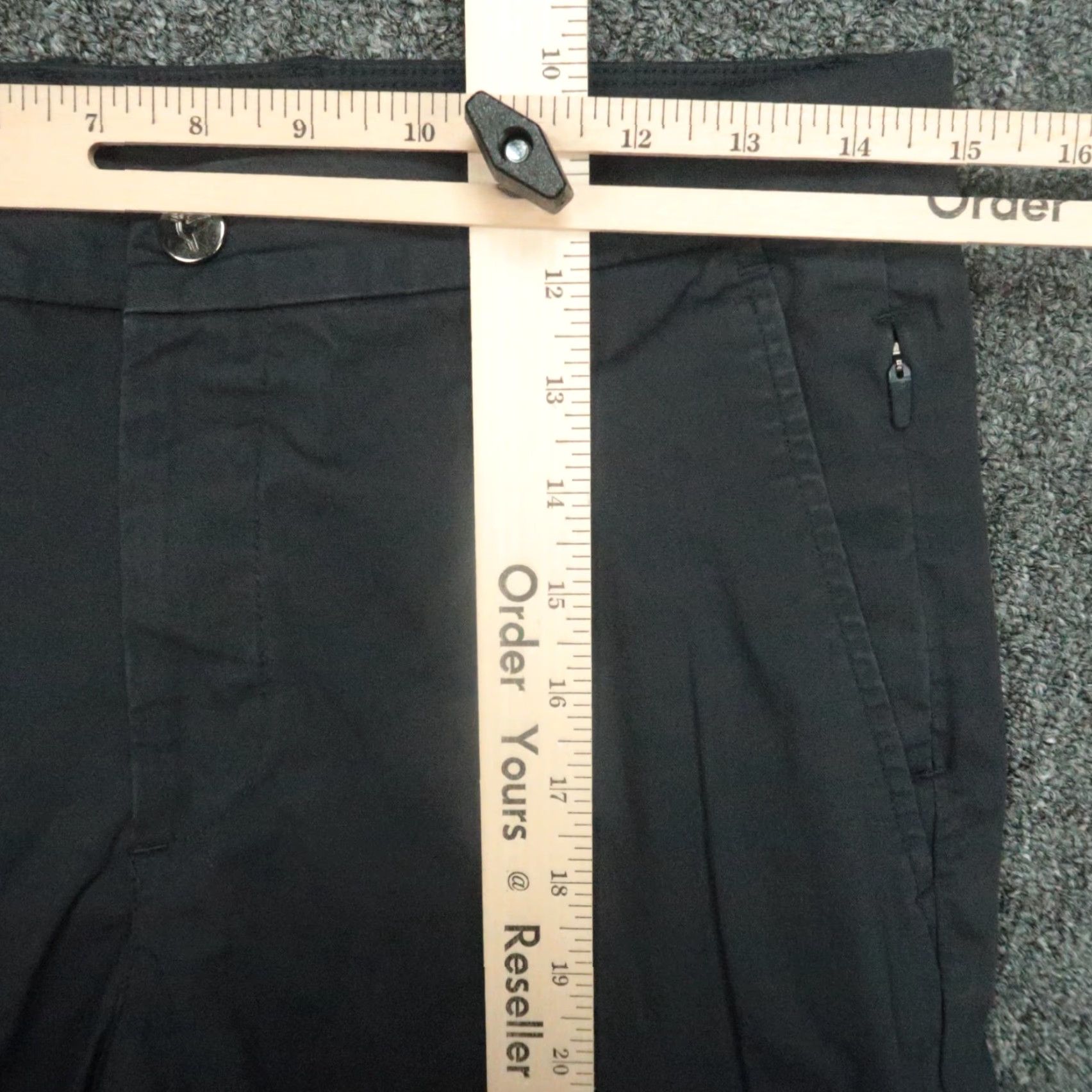 Vintage Birddogs Pants Mens 30x30 Blue Stretch Khakis Chino Flat Front 5-Pocket Regular Inseam 30 Size US 30 / EU 46 - 6 Thumbnail