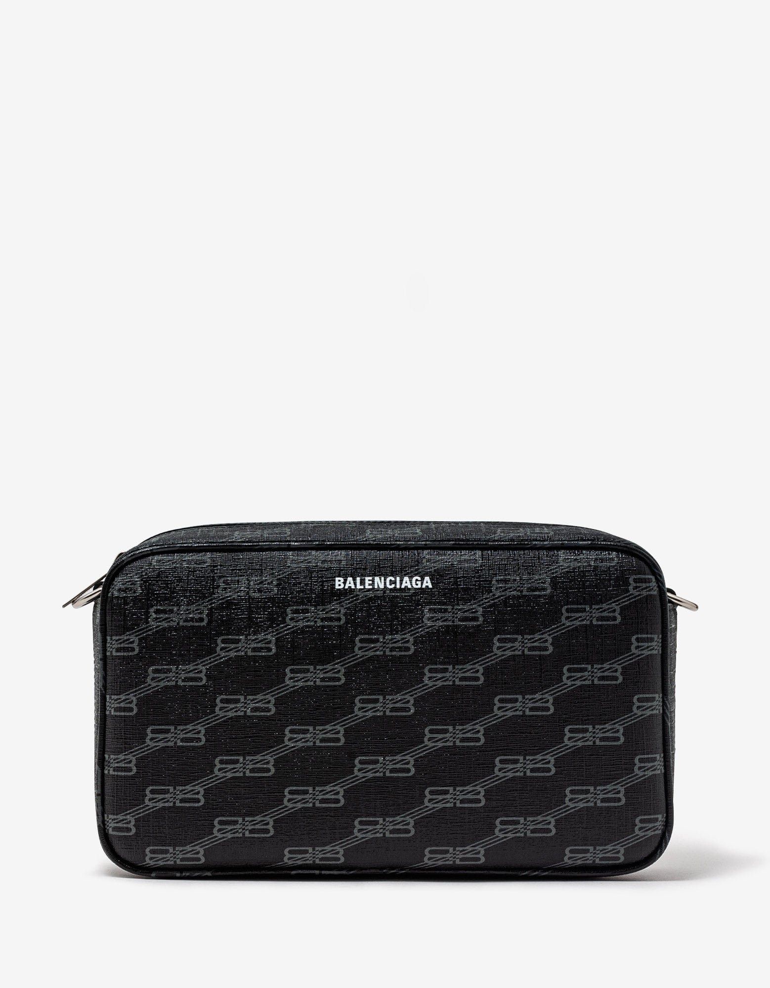 Balenciaga Black BB Monogram Camera Medium Bag | Grailed