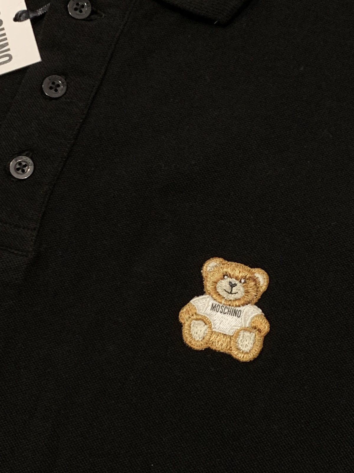 Moschino RARE* New Moschino Couture Teddy Bear Embroidered Polo Shirt Size US M / EU 48-50 / 2 - 3 Thumbnail