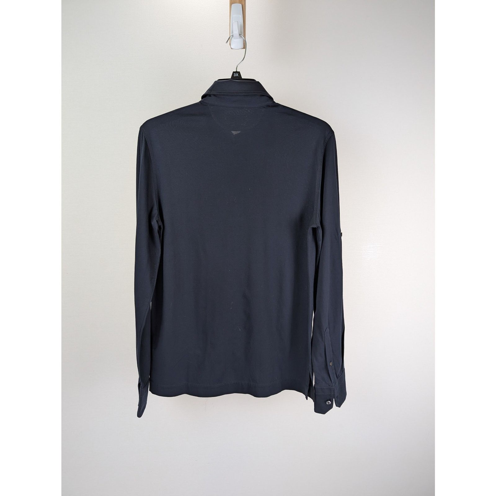 Tom Ford o1rshd1 Button up Shirt in Navy Blue Size US M / EU 48-50 / 2 - 9 Thumbnail