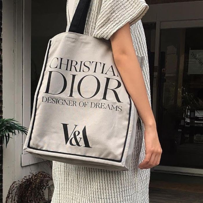 Christian dior quote tote bag sale