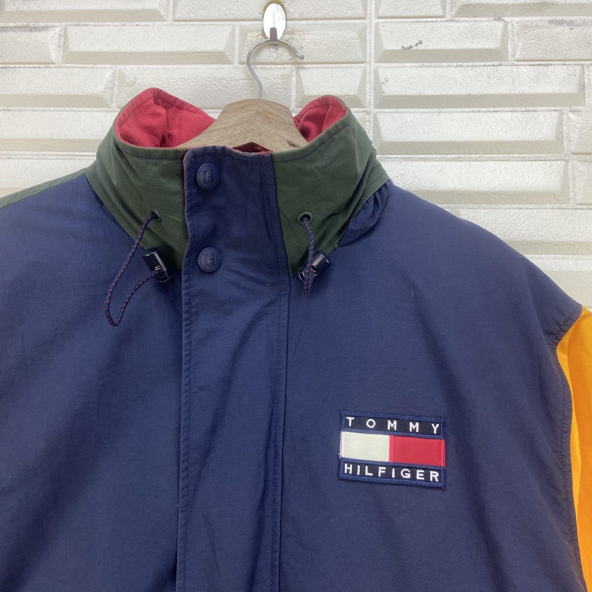 Tommy Hilfiger 🔥 Tommy Hilfiger Big Logo Color Block Jacket Size US L / EU 52-54 / 3 - 4 Thumbnail