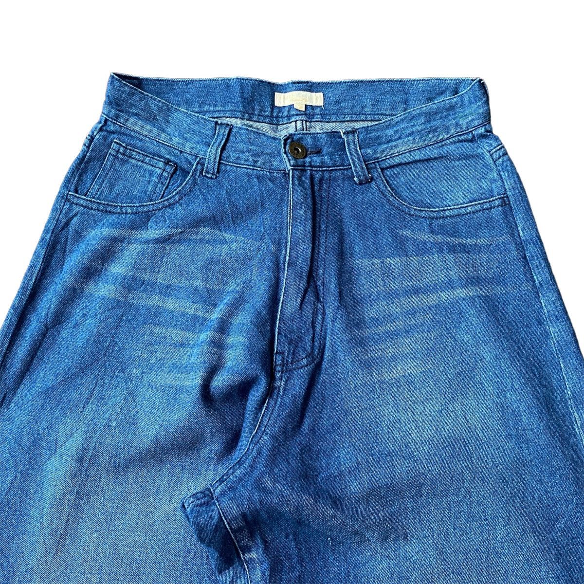 JNCO × Japanese Brand × Southpole Crazy Vintage Y2K EarthMusicElgy Wide Leg Baggy Denim Jeans Size US 27 - 3 Thumbnail