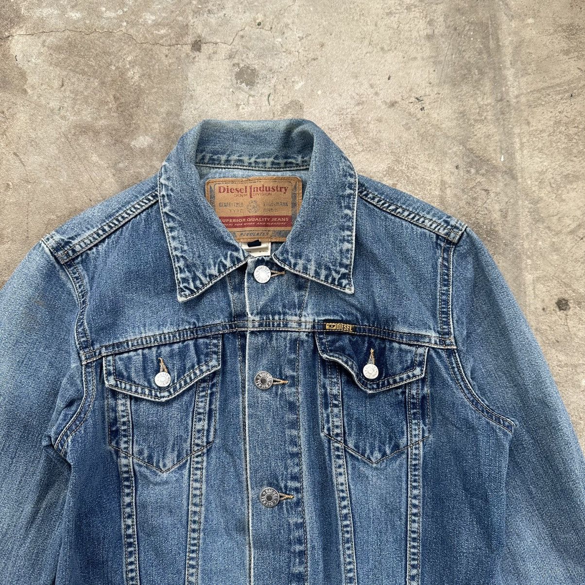 Diesel Diesel Vintage Y2K Washed Blue Denim Jeans Jacket Size S / US 4 / IT 40 - 3 Thumbnail