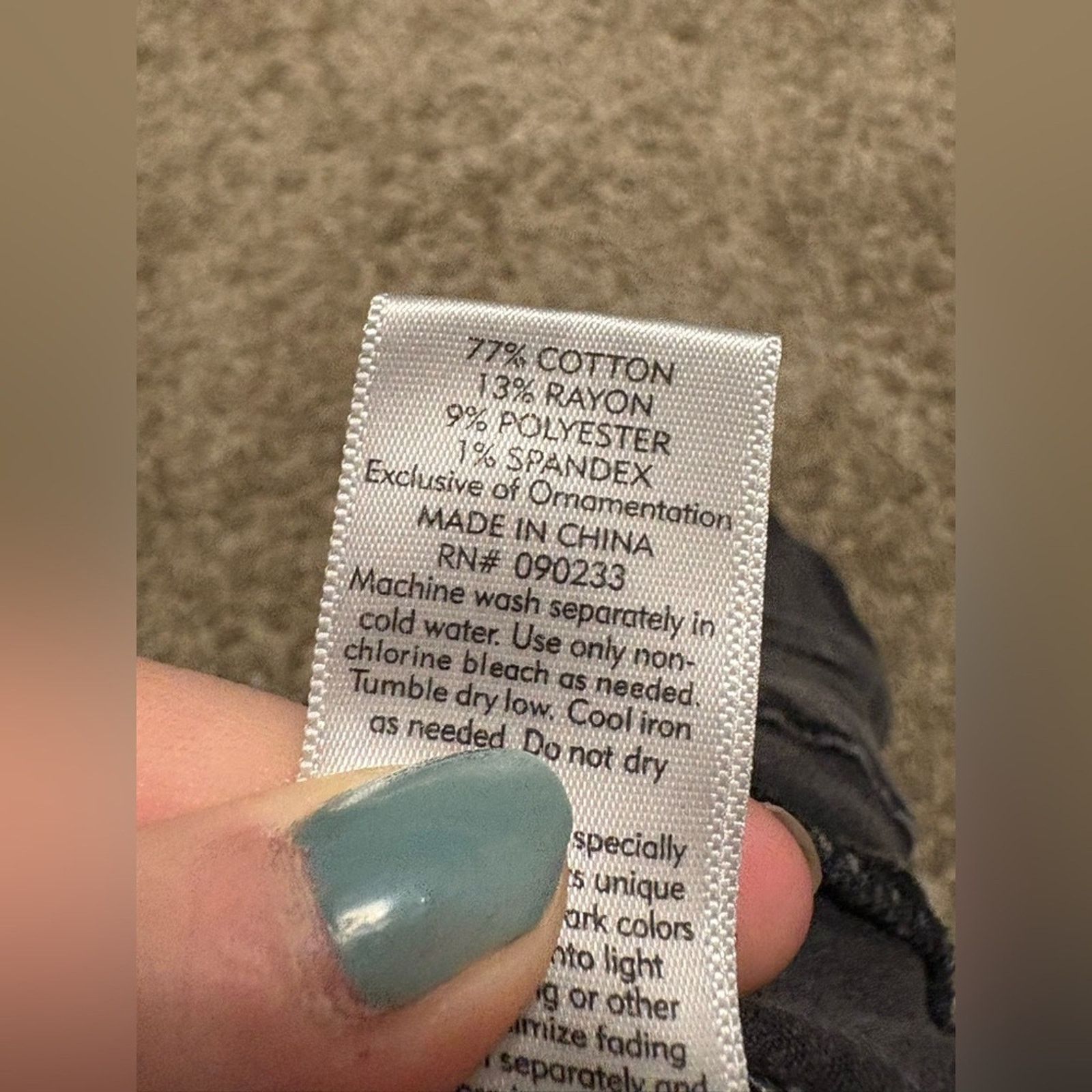 Pacsun (Pacsun) Black Super High Rise Stretchy Jeggings: Size 26 Size 26" / US 2 / IT 38 - 5 Thumbnail