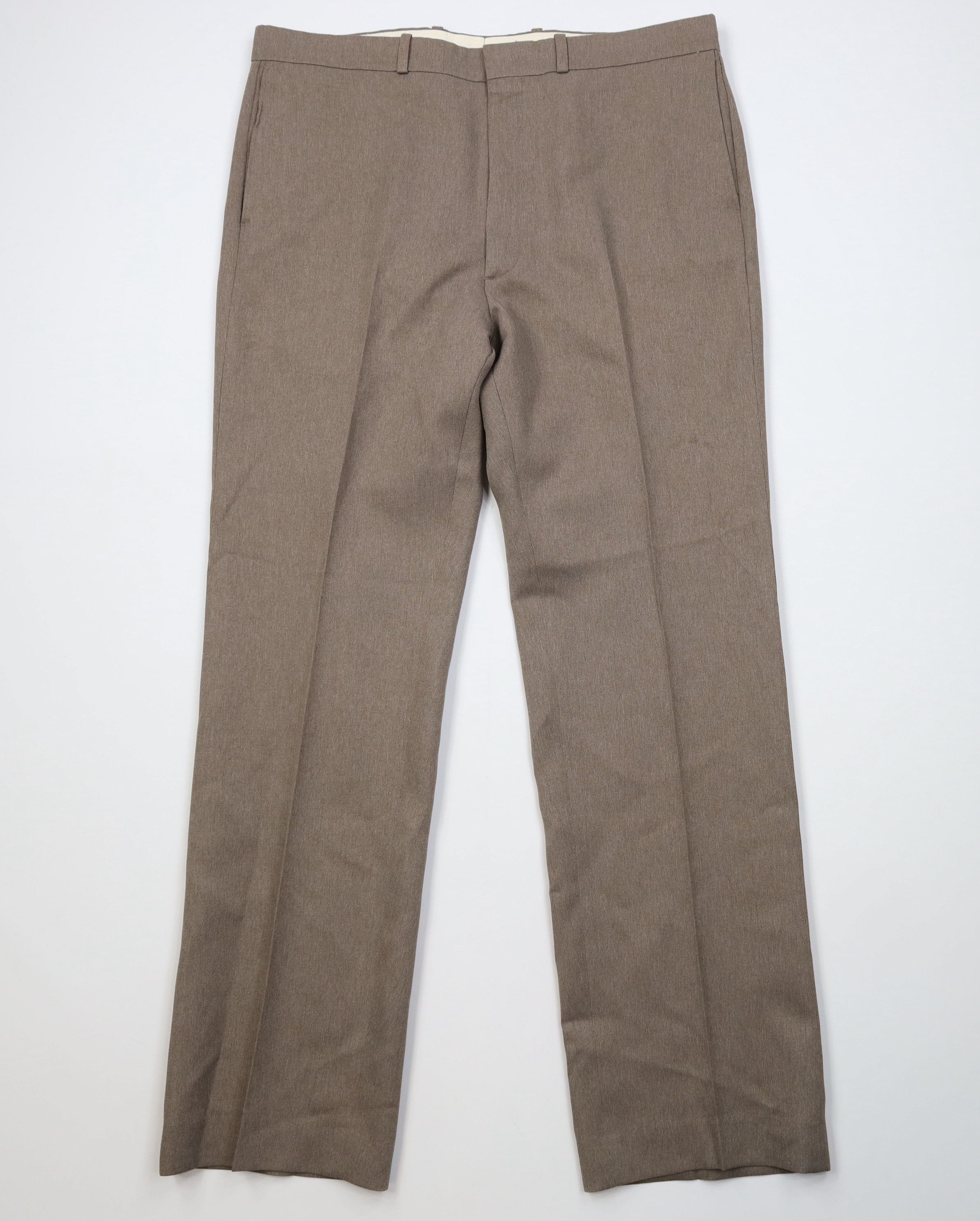 Vintage Vintage 70s Streetwear Flared Wide Leg Chino Pants Brown USA Size US 36 / EU 52 - 1 Thumbnail