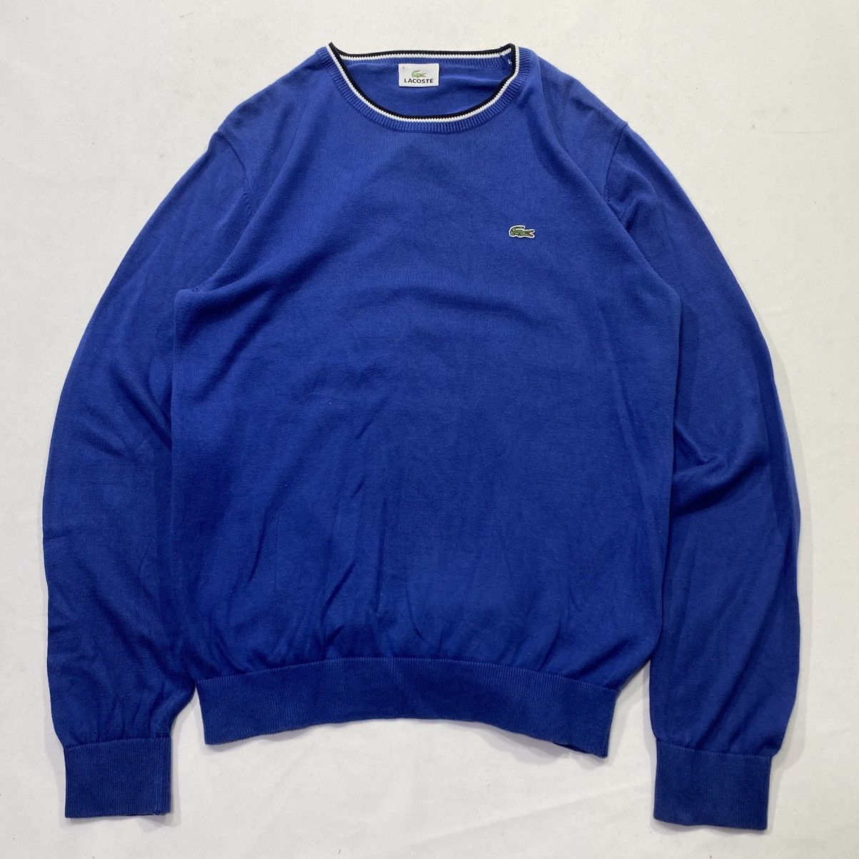 Lacoste Lacoste Blue Knitwear Size US L / EU 52-54 / 3 - 1 Thumbnail