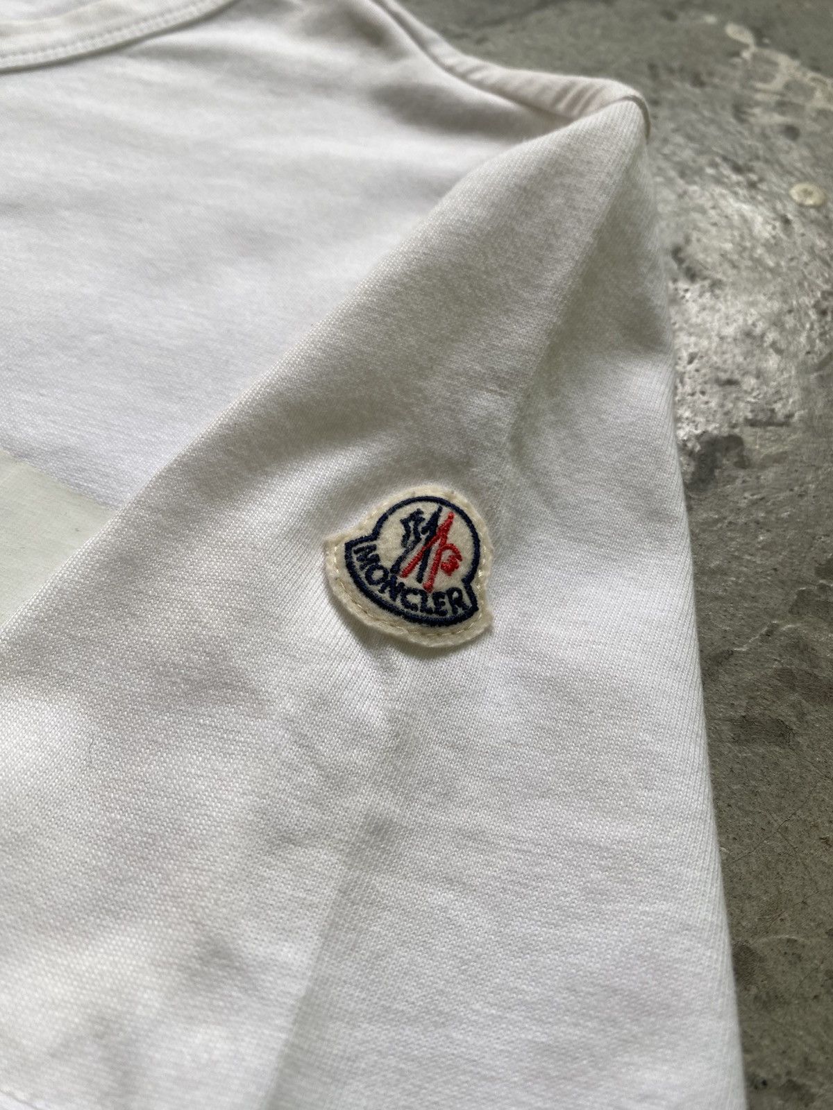 Moncler Moncler Box Logo White T-Shirt Size US S / EU 44-46 / 1 - 6 Thumbnail