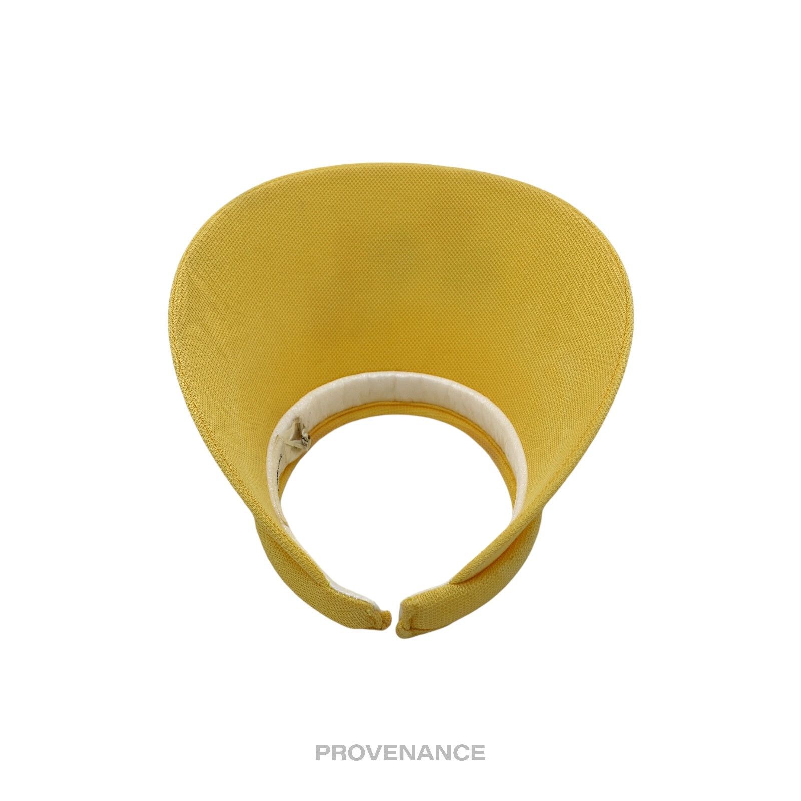 Balenciaga 🔴 Balenciaga Logo Golf Visor - Yellow Abstract Colourblock Size ONE SIZE - 2 Thumbnail