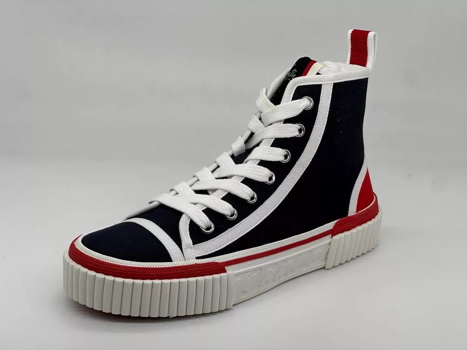 Christian Louboutin o1bcso1str1024 Sneaker in Black & White Size US 10 / EU 43 - 3 Thumbnail