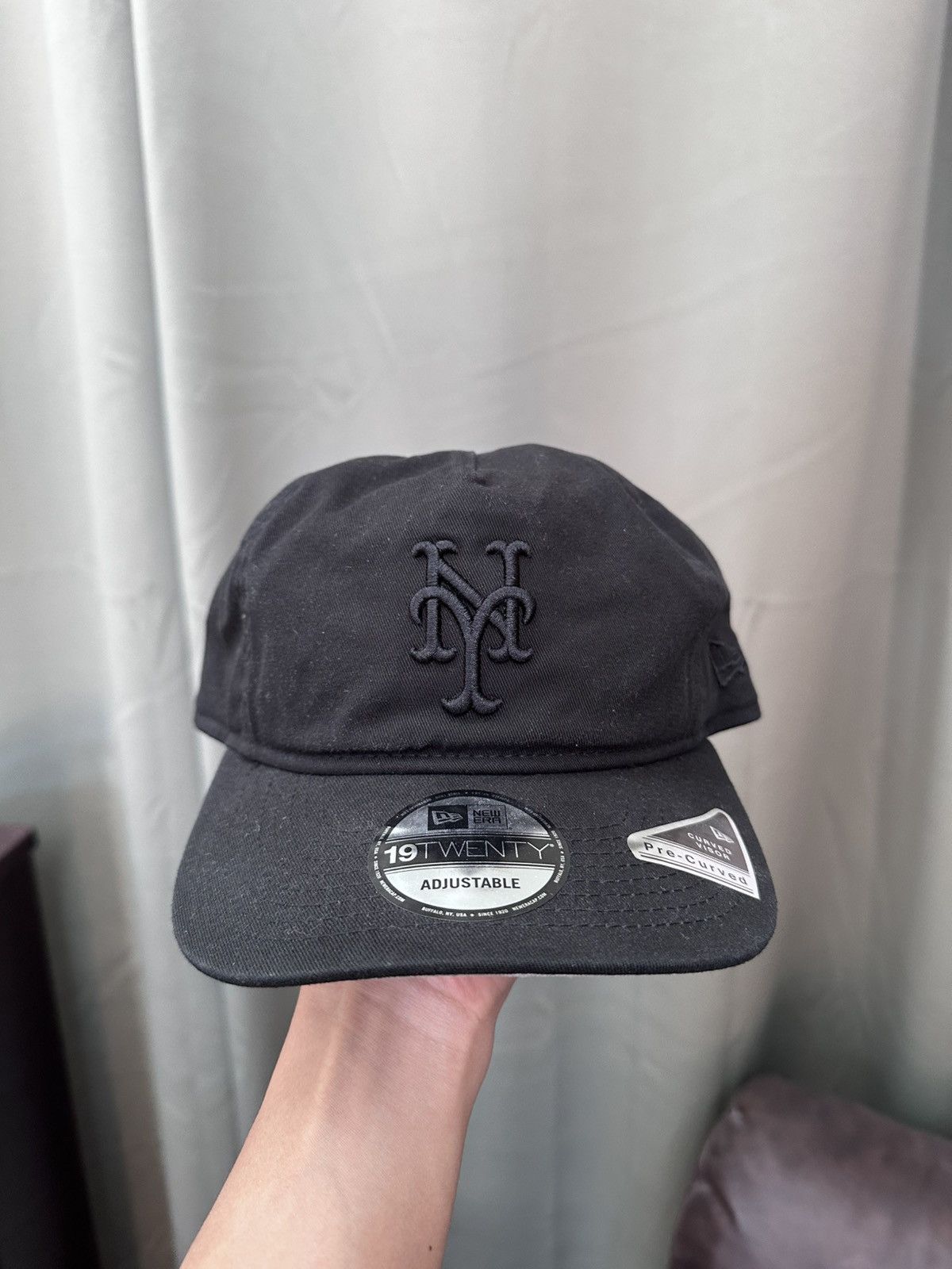 New Era New Era New York Mets Snapback OS Black Size ONE SIZE - 1 Thumbnail