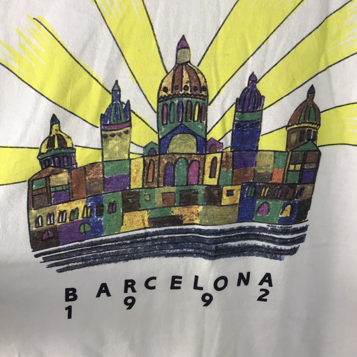 Art Comes First Rare Vintage 1992 USA Olympic Basketball Barcelona T-Shirt Size US L / EU 52-54 / 3 - 4 Thumbnail