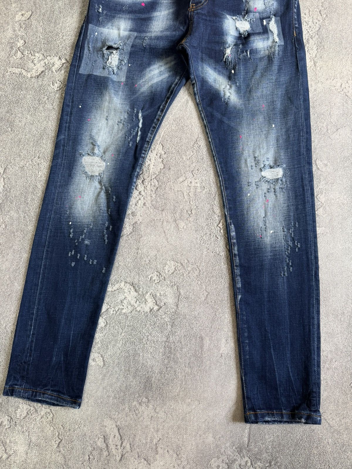 Dsquared2 Dsquared2 31/32 Destressed denim pants jeans trousers y2k Size US 31 - 5 Thumbnail