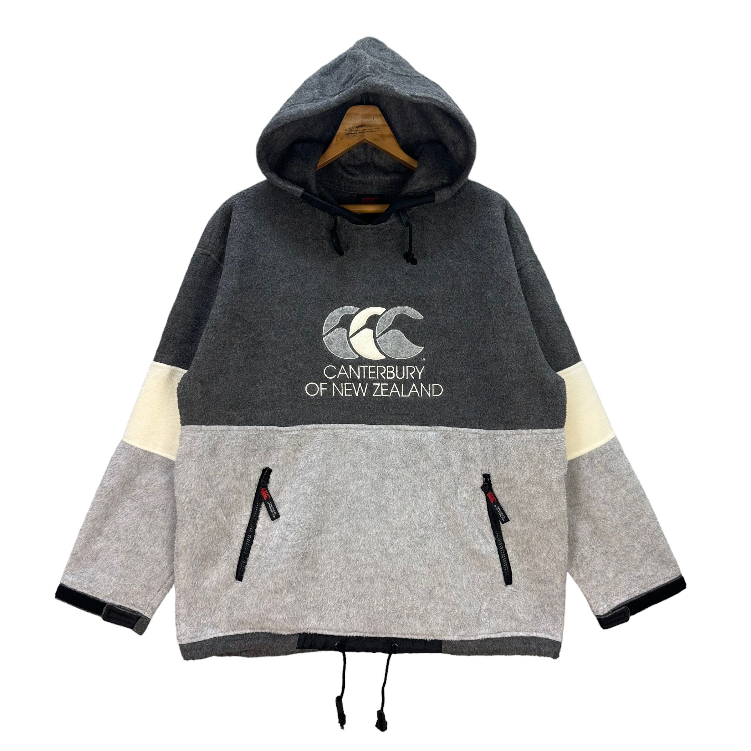 Canterbury of New Zealand CANTERBURY EMBROIDERY BIG LOGO FLEECE HOODIES #8567-015 Size US L / EU 52-54 / 3 - 1 Thumbnail