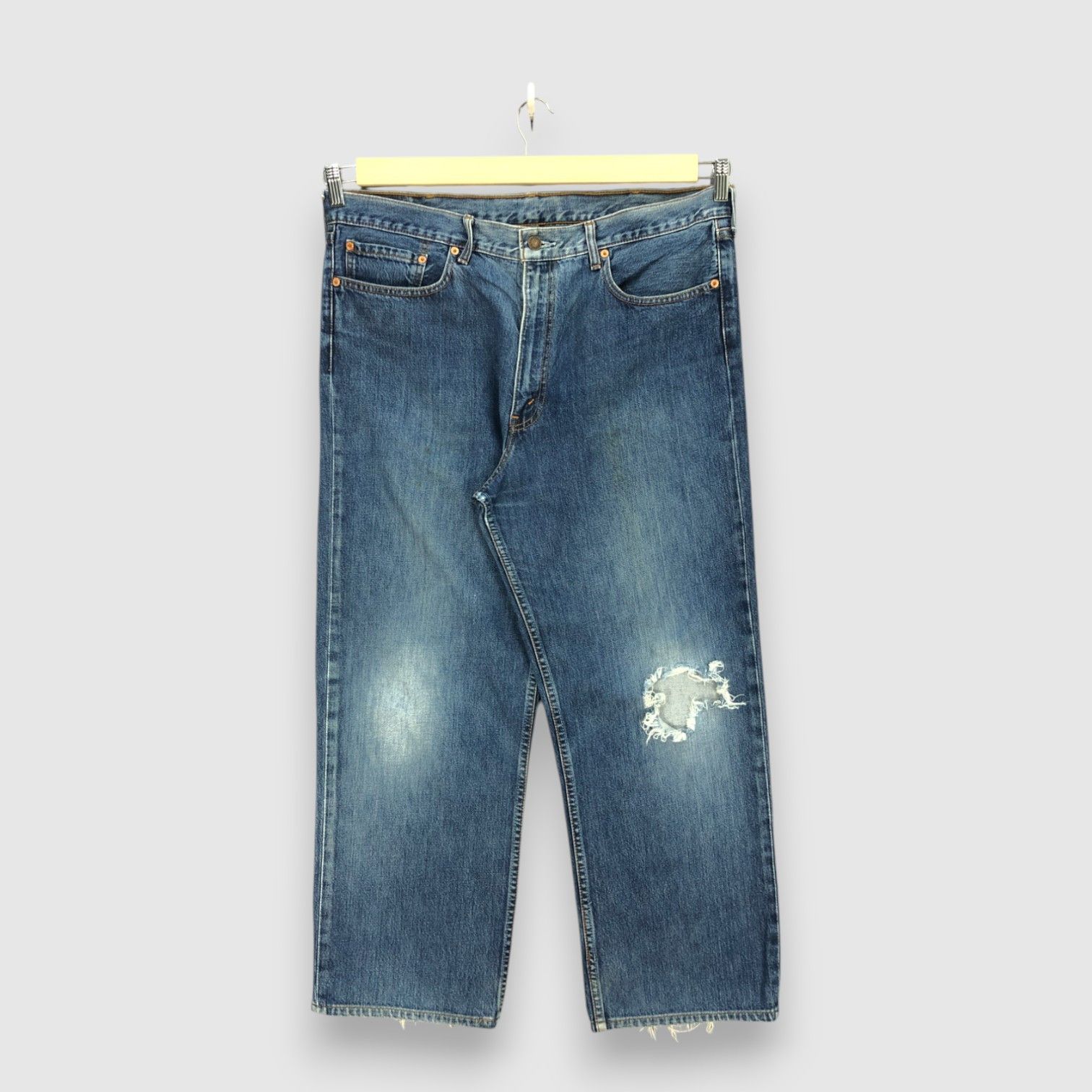 Levi's Vintage Levis Distressed Jeans Levi's 508 Ripped Denim Size US 38 / EU 54 - 1 Thumbnail